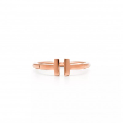 TIFFANY T WIRE RINGIN ROSE GOLD 60147375